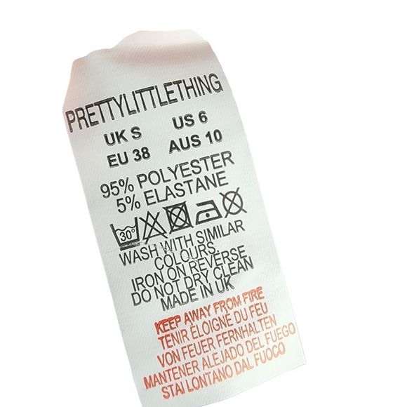 PrettyLittleThing White Bride I Do Slogan Romper women's size 6 wedding … - Picture 9 of 9